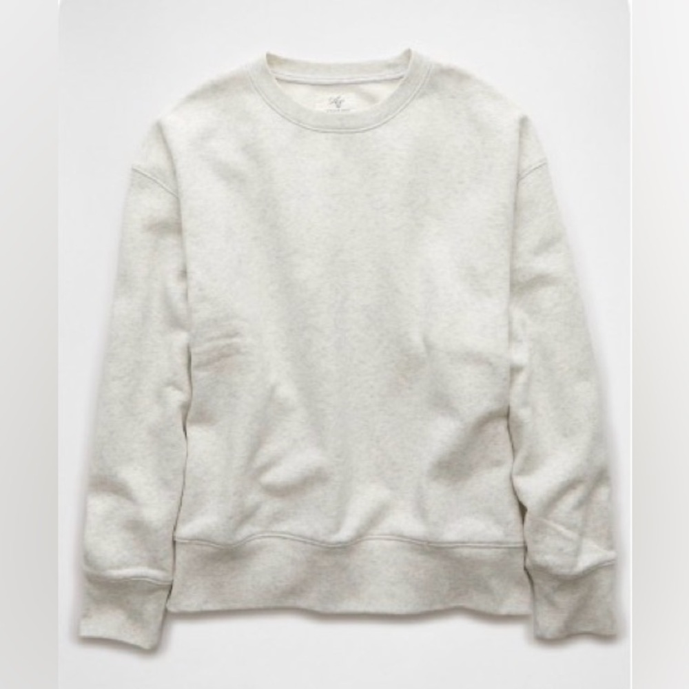 American Eagle Women’s Heather Grey Crewneck Sweatshirt
